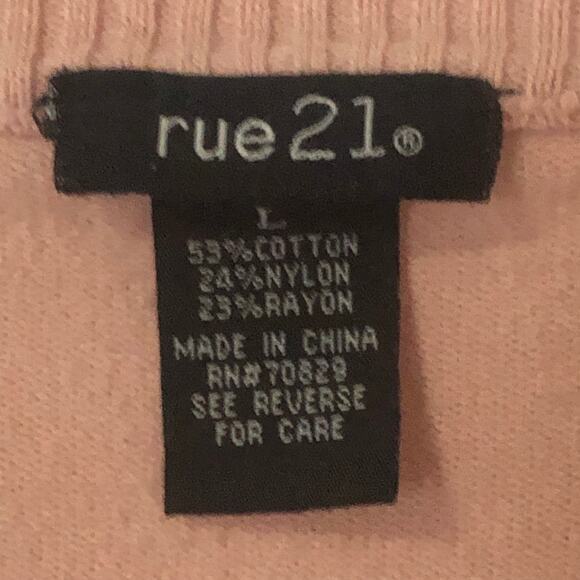 Rue21 size L girl sweater‎ with flowers - Picture 4 of 4